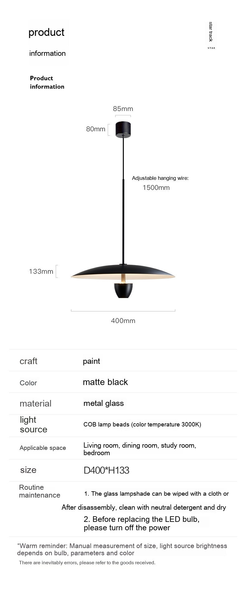 Aero Arc Pendant Light